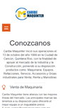 Mobile Screenshot of caribemaquinter.com.mx